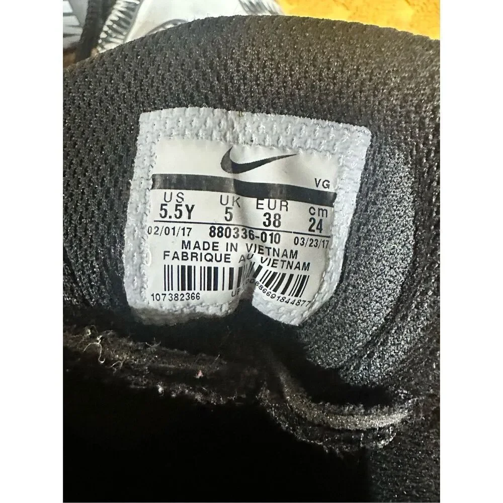 Nike Mens Strike Football Cleats Size 5.5Y Shark Gray Mid Top Lace Up - Picture 5 of 5